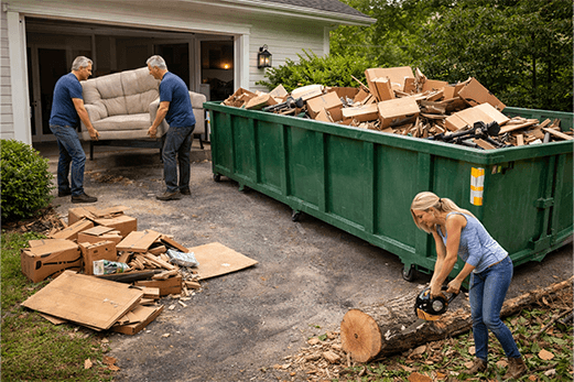 Residential dumpster use